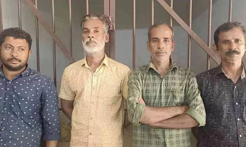 പിടിയിലായ ​പ്ര​തി​ക​ള്‍