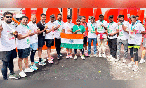 Malayalees in riyadh marathon