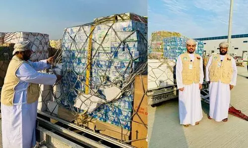 ഗസ്സയിലേക്കുള്ള ഒമാന്‍റെ സഹായം തുടരുന്നു