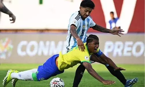 ബ്രസീലിനെ പുറത്താക്കി അർജന്റീനക്ക് ഒളിമ്പിക്സ് ഫുട്ബാൾ യോഗ്യത ബ്രസീലിനെ പുറത്താക്കി അർജന്റീനക്ക് ഒളിമ്പിക്സ് ഫുട്ബാൾ യോഗ്യത