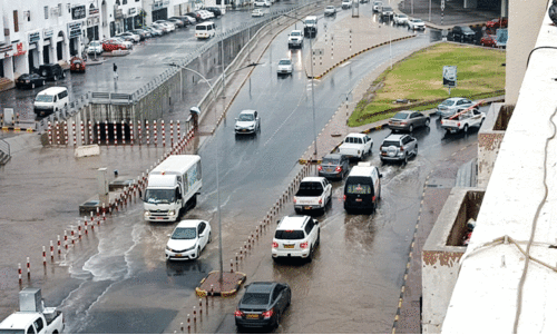 മഴ; വാദികൾ നിറഞ്ഞൊഴുകി