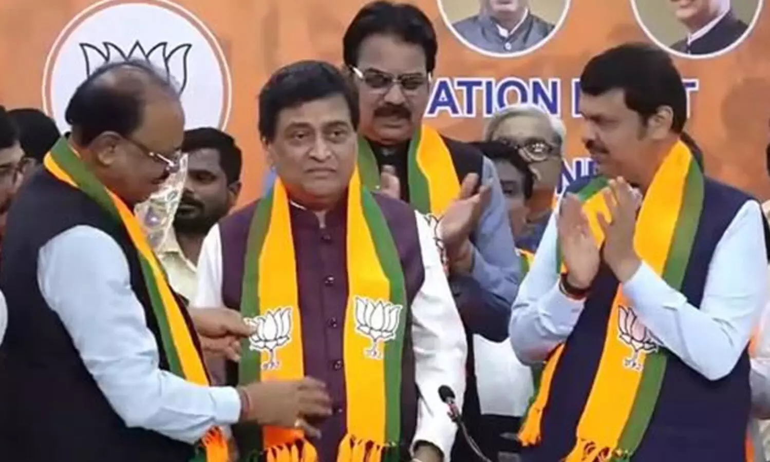 കോൺഗ്രസ് വിട്ടതിന് പിന്നാലെ മഹാരാഷ്ട്ര മുൻ മുഖ്യമന്ത്രി അശോക് ചവാൻ ബി.ജെ.പിയിൽ ചേർന്നു