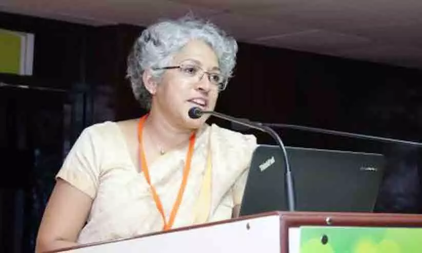 കർഷകർ അന്നദാതാക്കൾ; അവരെ ക്രിമിനലുകളായി കണക്കാക്കരുത് -എം.എസ്. സ്വാമിനാഥന്റെ മകൾ മധുര സ്വാമിനാഥൻ കർഷകർ അന്നദാതാക്കൾ; അവരെ ക്രിമിനലുകളായി കണക്കാക്കരുത് -എം.എസ്. സ്വാമിനാഥന്റെ മകൾ മധുര സ്വാമിനാഥൻ