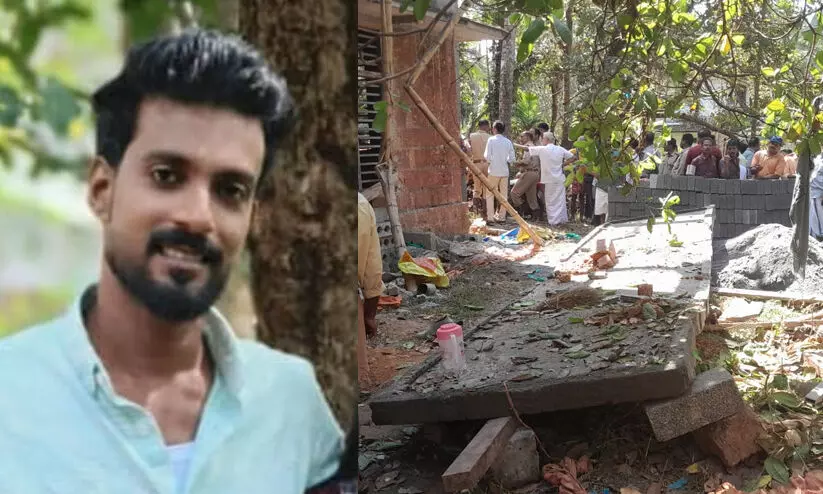 വീട് നിർമാണത്തിനിടെ സൺഷേഡ് തകർന്ന് രണ്ട് മരണം; മരിച്ചവരിൽ വീട്ടുടമയുടെ സഹോദരനും