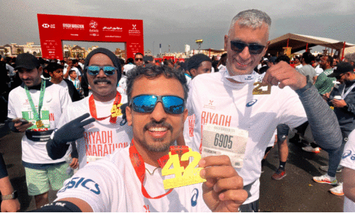 റിയാദ് മാരത്തണിൽ കുവൈത്തിൽ  നിന്നുള്ള ‘പൂരം ഗഡീസും’