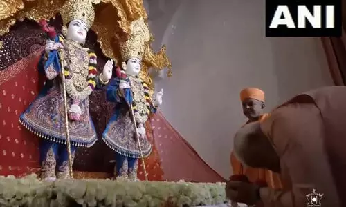 അബൂദബിയി​ലെ ബാപ്സ് ഹിന്ദു​ ക്ഷേത്രത്തിന്റെ ഉദ്ഘാടനം നിർവഹിച്ച് പ്രധാനമന്ത്രി