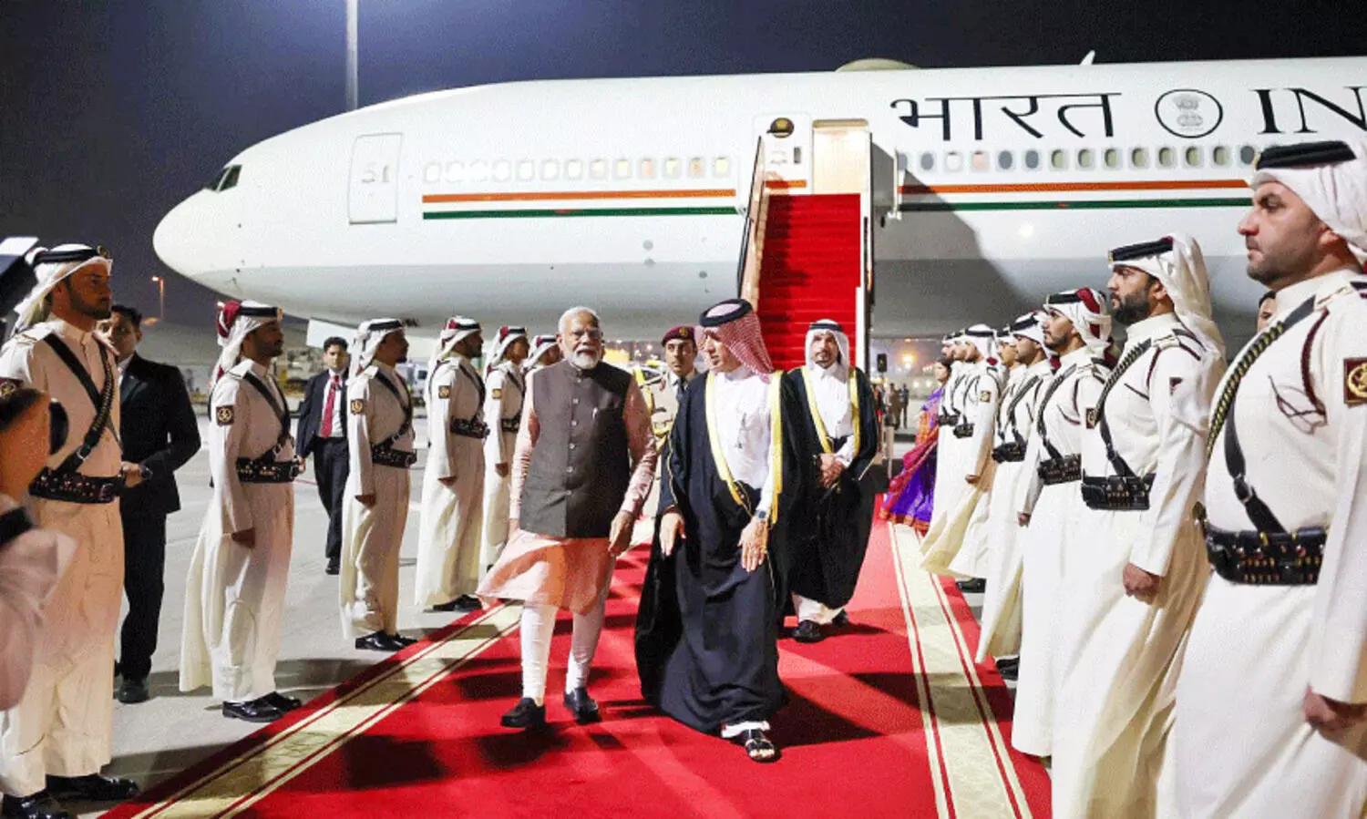 പ്രധാനമന്ത്രി മോദി ദോഹയിൽ