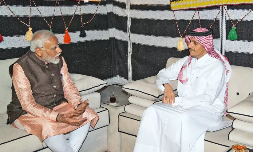 സൗഹൃദം ശക്തമാക്കി ഇന്ത്യയും ഖത്തറും