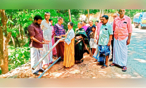 protest for water supply