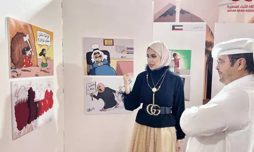 കു​വൈ​ത്ത്-ഖ​ത്ത​ർ കാ​രി​ക്കേ​ച്ച​ർ പ്ര​ദ​ർ​ശ​ന​ത്തി​ന് ദോ​ഹ​യി​ൽ തു​ട​ക്കം