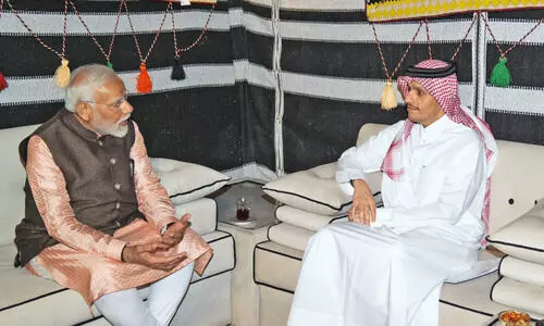 സൗഹൃദം ശക്തമാക്കി ഇന്ത്യയും ഖത്തറും