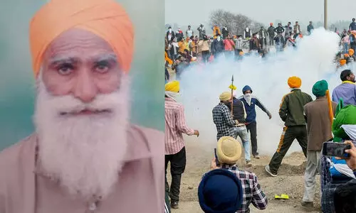 കണ്ണീർ വാതക പ്രയോഗത്തിനിടെ പരിക്കേറ്റ കർഷകൻ മരിച്ചു