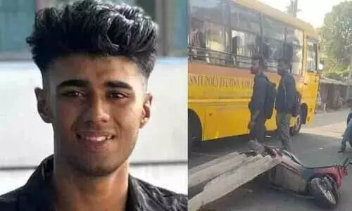 അടൂരിൽ വാഹനാപകടം; സ്‌കൂട്ടര്‍ യാത്രികനായ എന്‍ജിനീയറിങ് വിദ്യാര്‍ഥി മരിച്ചു