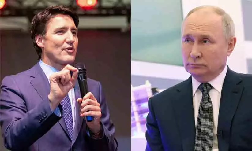 Justin Trudeau, Vladimir Putin