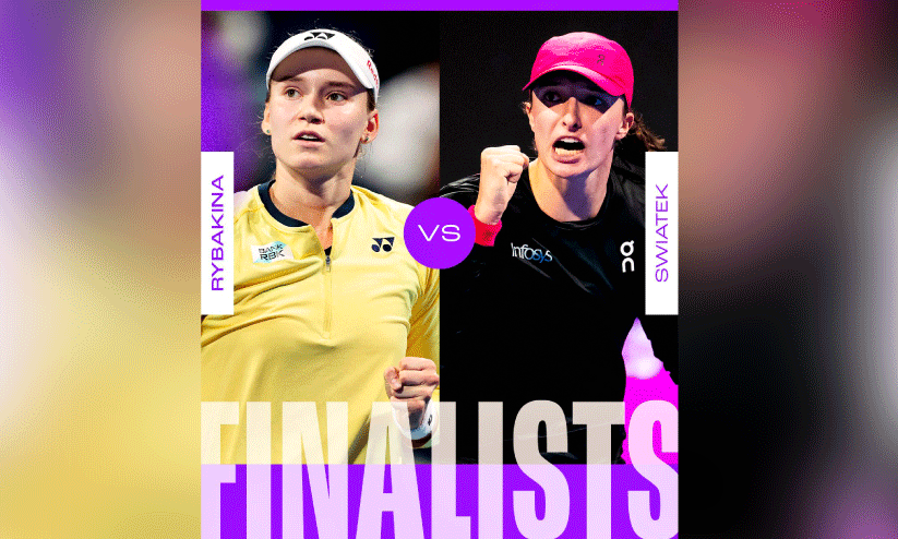 ഫൈനലിൽ മാറ്റുരക്കുന്ന എലിന റിബകിനയും ഇഗ സ്വിയാറ്റെകും ഫൈനലിൽ മാറ്റുരക്കുന്ന എലിന റിബകിനയും ഇഗ സ്വിയാറ്റെകും