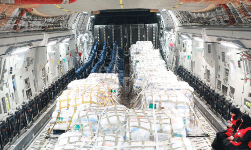 relief flight from qatar relief flight from qatar