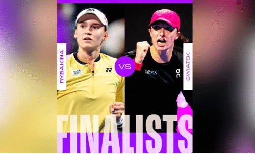 ഫൈ​ന​ലി​ൽ മാ​റ്റു​ര​ക്കു​ന്ന എ​ലി​ന റി​ബ​കി​ന​യും ഇ​ഗ സ്വി​യാ​റ്റെ​കും