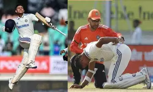 സെഞ്ച്വറിക്ക് പിന്നാലെ പരിക്കേറ്റ് ജയ്സ്വാൾ മടങ്ങി, ഗില്ലിന് അർധസെഞ്ച്വറി; ഇന്ത്യ മികച്ച ലീഡിലേക്ക്