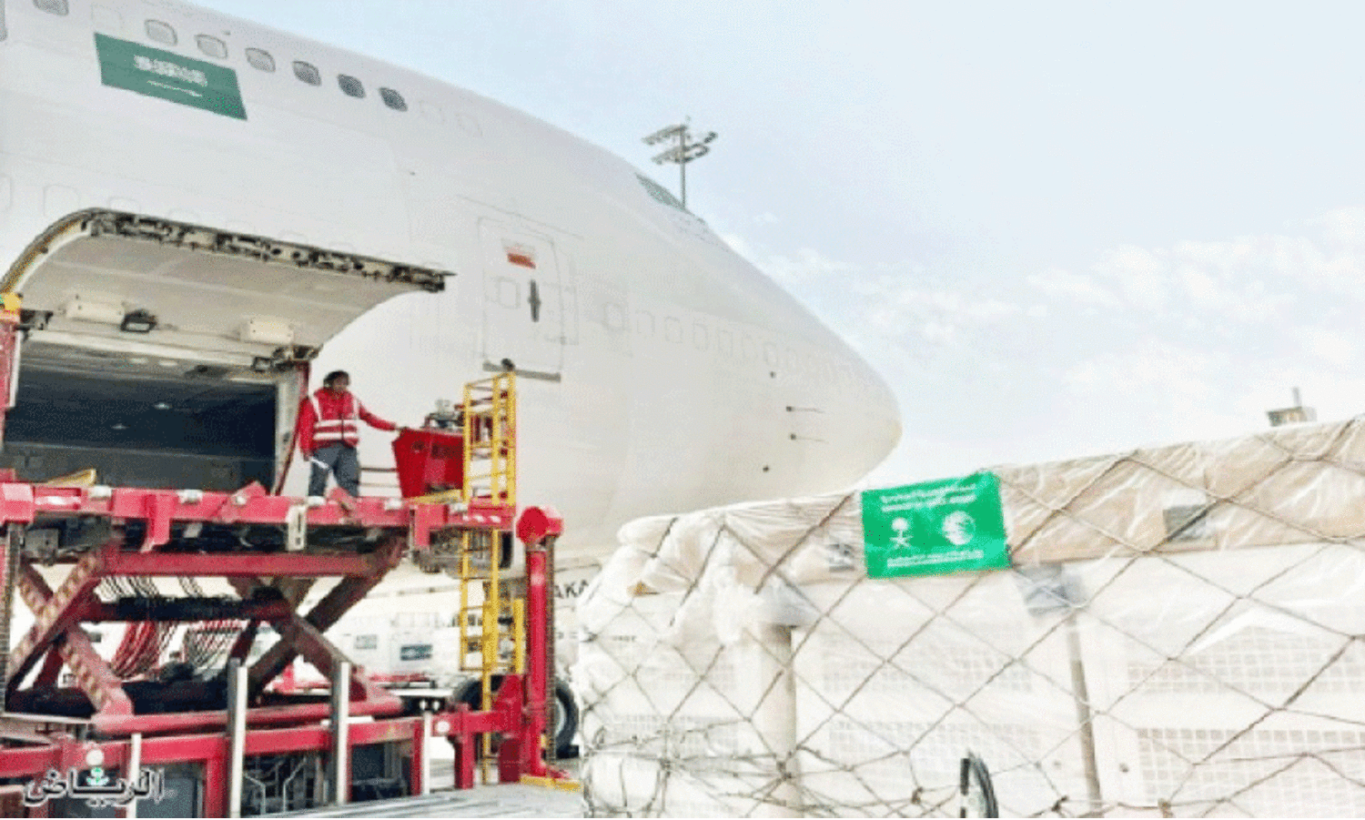 യുക്രെയ്​നിലേക്ക്​ സൗദി സഹായം, ആറാം വിമാനം പുറപ്പെട്ടു