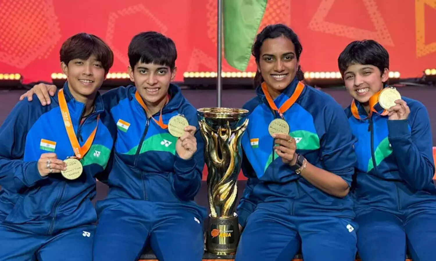 ചരിത്രം കുറിച്ച് ഇന്ത്യന്‍ വനിത താരങ്ങൾ​; ബാഡ്മിന്റൺ ഏഷ്യ ടീം ചാമ്പ്യൻഷിപ്പിൽ ആദ്യ കിരീടം