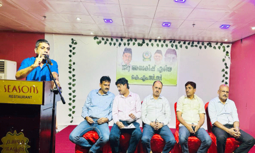 മു​സ്​​ലിം യൂ​ത്ത് ലീ​ഗ് ദേ​ശീ​യ നേ​താ​ക്ക​ൾ​ക്ക് കെ.​എം.​സി.​സി സ്വീ​ക​ര​ണം ന​ൽ​കി