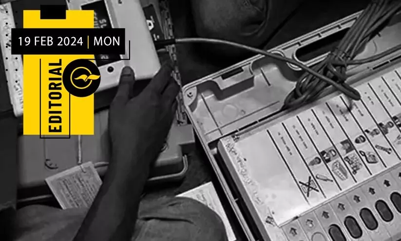 വോട്ടുയന്ത്രം: കോടതി ഇടപെടുകതന്നെ വേണം