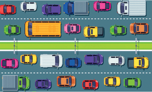 ഗ​താ​ഗ​ത​ക്കു​രു​ക്കി​ല​മ​ർ​ന്ന്  ആ​ന​ങ്ങാ​ടി