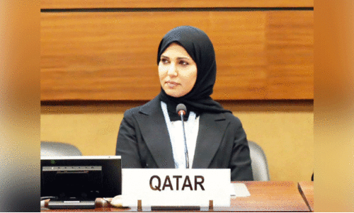 ഐ​ക്യ​രാ​ഷ്ട്ര​സ​ഭ ഓ​ഫി​സി​ലെ ഖ​ത്ത​ർ പ്ര​തി​നി​ധി  ഡോ. ​ഹി​ന്ദ് അ​ബ്ദു​റ​ഹ്മാ​ൻ അ​ൽ മു​ഫ്ത