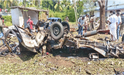 ചൂരക്കാട് സ്ഫോടനം;  ഒളിവിലുള്ള പ്രതികൾ ഉടൻ പിടിയിലാകുമെന്ന് അന്വേഷണസംഘം