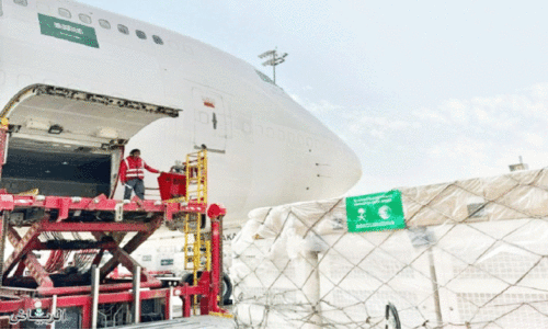 യുക്രെയ്​നിലേക്ക്​ സൗദി സഹായം, ആറാം വിമാനം പുറപ്പെട്ടു