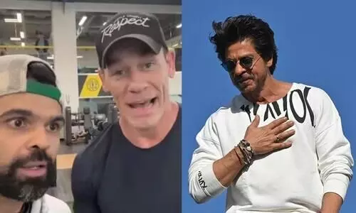 ഷാറൂഖ് ഖാന്റെ പാട്ടുമായി ജോൺ സിന- വിഡിയോ