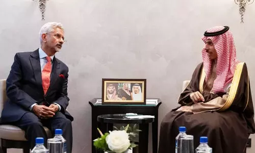 ഇന്ത്യ-സൗദി വിദേശകാര്യ മന്ത്രിമാർ കൂടിക്കാഴ്​ച നടത്തി