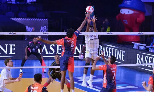 പ്രൈം വോളിബാൾ: കൊല്‍ക്കത്തയെ വീഴ്ത്തി അഹ്മദാബാദ്