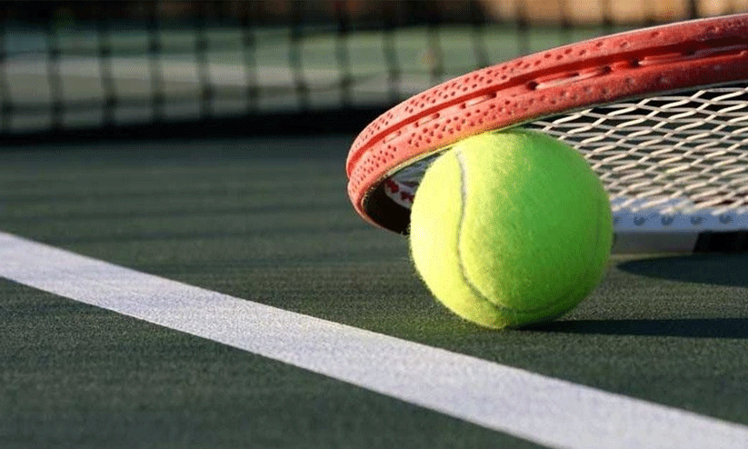 tennis playing