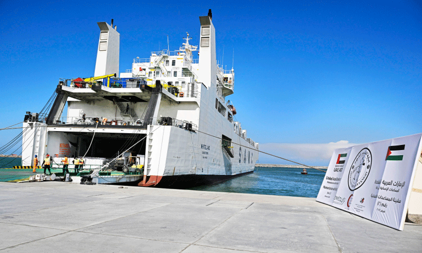 ഈ​ജി​പ്തി​ലെ​ത്തി​യ ര​ണ്ടാം യു.​എ.​ഇ ക​പ്പ​ൽ