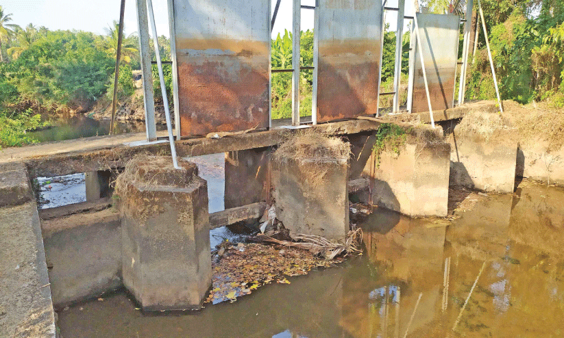 നരയന്കുറ്റി ക്രോസ്ബാറിലെ ഷട്ടറുകള് താഴ്ത്തിയില്ല; വാസുപുരം മേഖലയില് ജലക്ഷാമം രൂക്ഷം നരയന്കുറ്റി ക്രോസ്ബാറിലെ ഷട്ടറുകള് താഴ്ത്തിയില്ല; വാസുപുരം മേഖലയില് ജലക്ഷാമം രൂക്ഷം