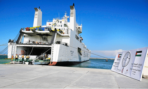 ഈ​ജി​പ്തി​ലെ​ത്തി​യ ര​ണ്ടാം യു.​എ.​ഇ ക​പ്പ​ൽ