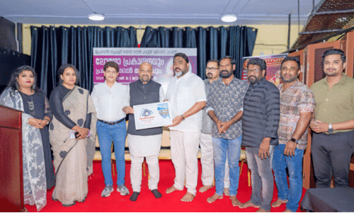 പ്രേംനസീർ സുഹൃദ്‌ സമിതി ഒമാൻ ചാപ്റ്ററിന്റെ ലോഗോ  പ്രകാശനം ചെയ്​തപ്പോൾ