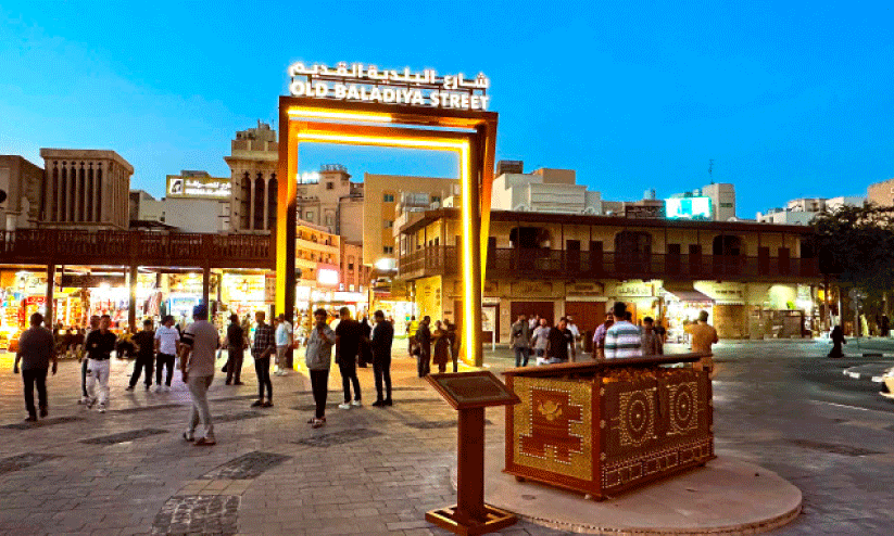 വികസിപ്പിച്ച പഴയ ബലദിയ സ്ട്രീറ്റിന്റെ കവാടം വികസിപ്പിച്ച പഴയ ബലദിയ സ്ട്രീറ്റിന്റെ കവാടം