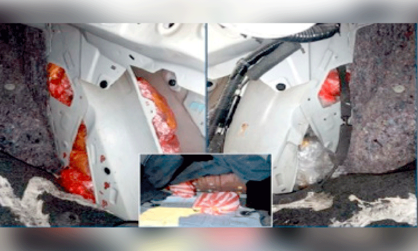 ക​സ്റ്റം​സ്​ അ​ധി​കൃ​ത​ർ  പി​ടി​കൂ​ടി​യ മ​യ​ക്കു​മ​രു​ന്ന്