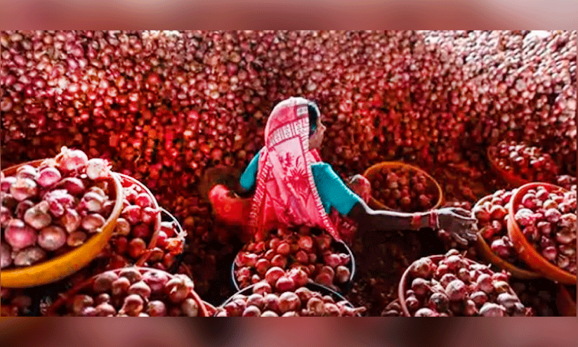 ഇന്ത്യയിലെ ഉള്ളി വിപണിയിൽനിന്നുള്ള കാഴ്ച (ഫയൽ) ഇന്ത്യയിലെ ഉള്ളി വിപണിയിൽനിന്നുള്ള കാഴ്ച (ഫയൽ)