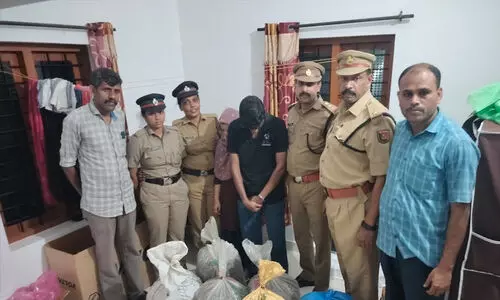 മലപ്പുറത്ത്​ വൻ ലഹരി​ വേട്ട; 55 കിലോ കഞ്ചാവുമായി യുവാവും യുവതിയും പിടിയിൽ