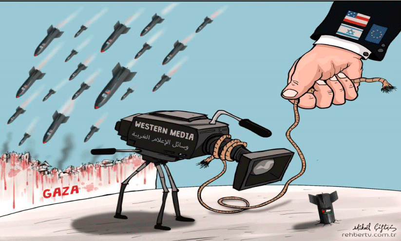 ഗ​സ്സയും നൈ​തി​ക​ത​യി​ല്ലാ​ത്ത   പാ​ശ്ചാ​ത്യ മാ​ധ്യ​മ​ങ്ങ​ളും