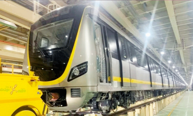 ഡ്രൈവർ രഹിത ട്രെയിൻ ബംഗളൂരു നമ്മ മെട്രോ ട്രാക്കിൽ ഡ്രൈവർ രഹിത ട്രെയിൻ ബംഗളൂരു നമ്മ മെട്രോ ട്രാക്കിൽ