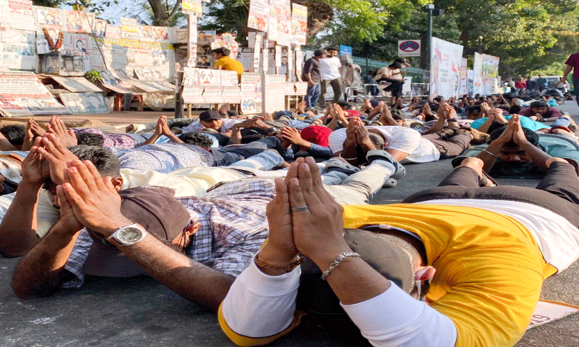 പൊലീസ്​ കോൺ​സ്​റ്റബിൾ റാങ്ക്​ ഹോൾഡേഴ്​സ്​ സമരം 10ാം ദിനത്തിലേക്ക്​