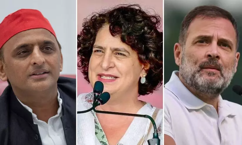 പ്രിയങ്ക ഇടപെട്ടു; യു.പിയിൽ കോൺഗ്രസ്-എസ്.പി സഖ്യം യാഥാർഥ്യമാകുന്നു; രാഹുലുമായി പ്രശ്നങ്ങളില്ലെന്ന് അഖിലേഷ് പ്രിയങ്ക ഇടപെട്ടു; യു.പിയിൽ കോൺഗ്രസ്-എസ്.പി സഖ്യം യാഥാർഥ്യമാകുന്നു; രാഹുലുമായി പ്രശ്നങ്ങളില്ലെന്ന് അഖിലേഷ്