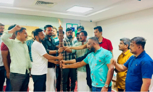 യൂ​ത്ത് ഫെ​സ്റ്റ് 2024ന്റെ ​പ്ര​ചാ​ര​ണ ഭാ​ഗ​മാ​യി ന​ട​ത്തു​ന്ന ദീ​പ​ശി​ഖ പ്ര​യാ​ണ​ത്തി​ന് സ​ൽ​മാ​ബാ​ദ്  - ട്യൂ​ബ്ലി ഏ​രി​യ കമ്മിറ്റി സ്വീകരണം നൽകുന്നു