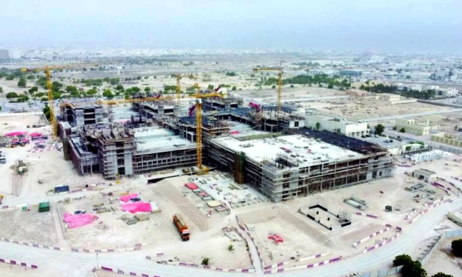 ന്യൂ സുൽത്താൻ ഖാബൂസ് ഹോസ്പിറ്റൽ പദ്ധതിയുടെ 60.5 ശതമാനം പൂർത്തിയായി