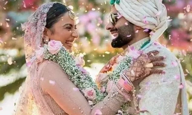 Rakul Preet Singh  and  Jackky Bhagnani married