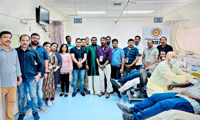 ബ​ഹ്റൈ​ൻ മ​ല​യാ​ളി സെ​യി​ൽ​സ് ടീം ​ ര​ക്ത​ദാ​ന ക്യാ​മ്പ് സം​ഘ​ടി​പ്പി​ച്ചു